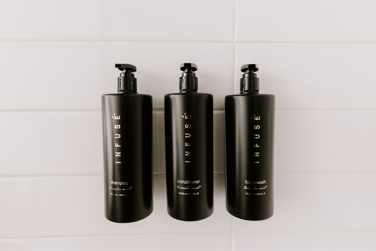 Shampoo, conditioner and body wash